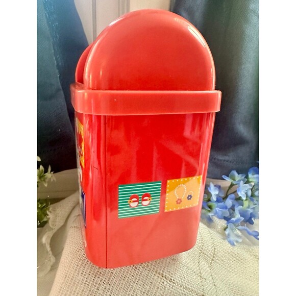 Vintage Sanrio Hello Kitty Desk Tin Trash Bin - Picture 2 of 9